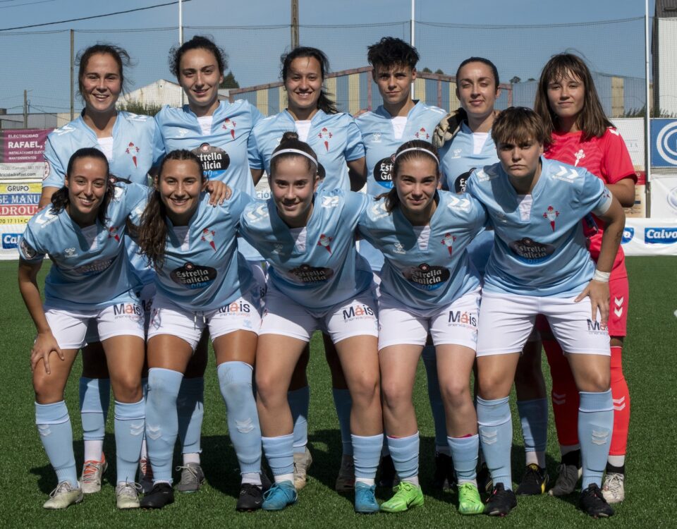 Vigo celebró el ascenso del equipo femenino a la Segunda Federación