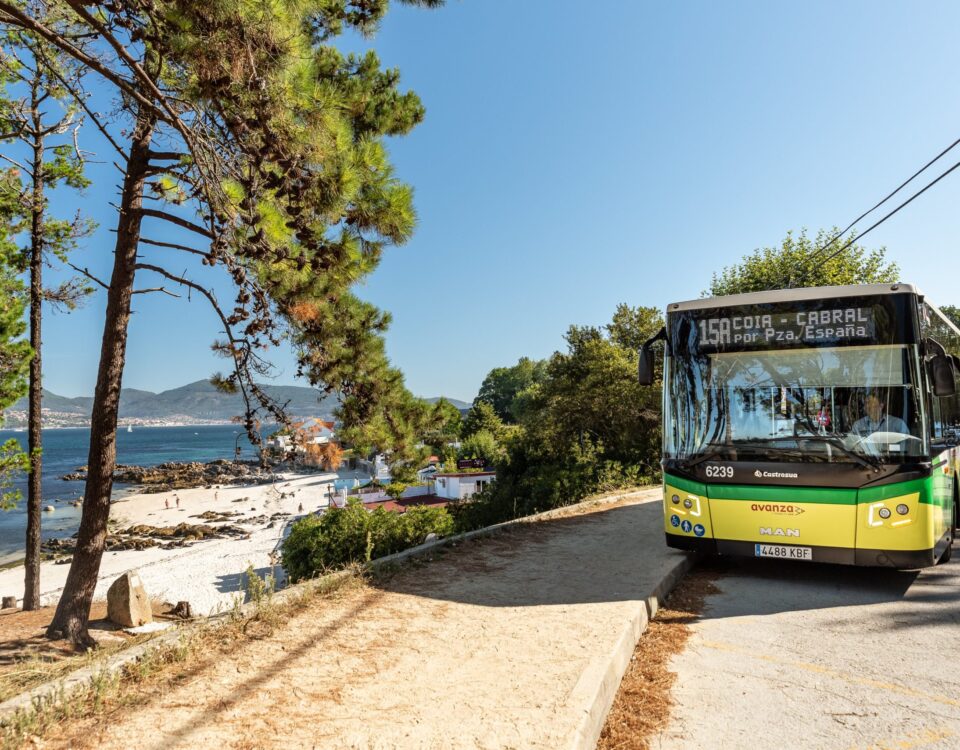 Autobuses a las playas de Vigo